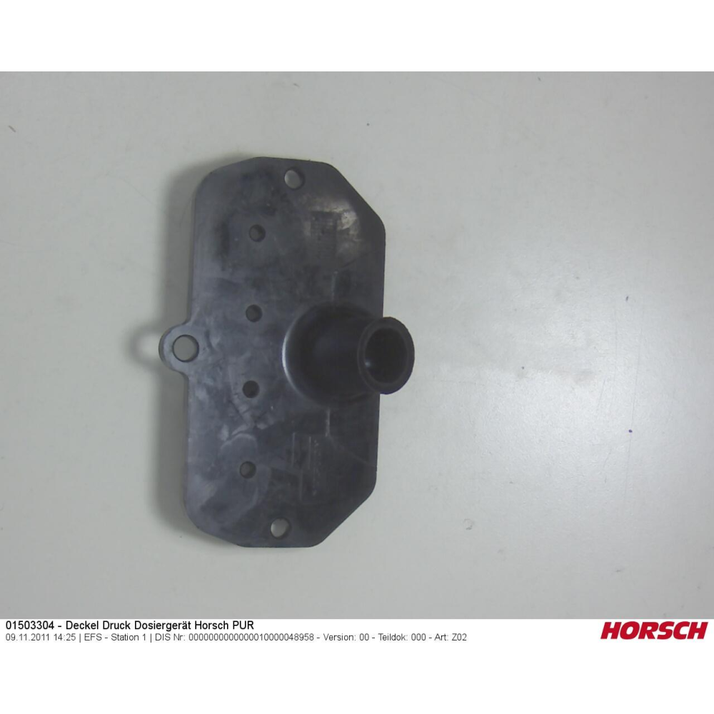01503304 Пластина прижимна дозатора Horsch PUR 