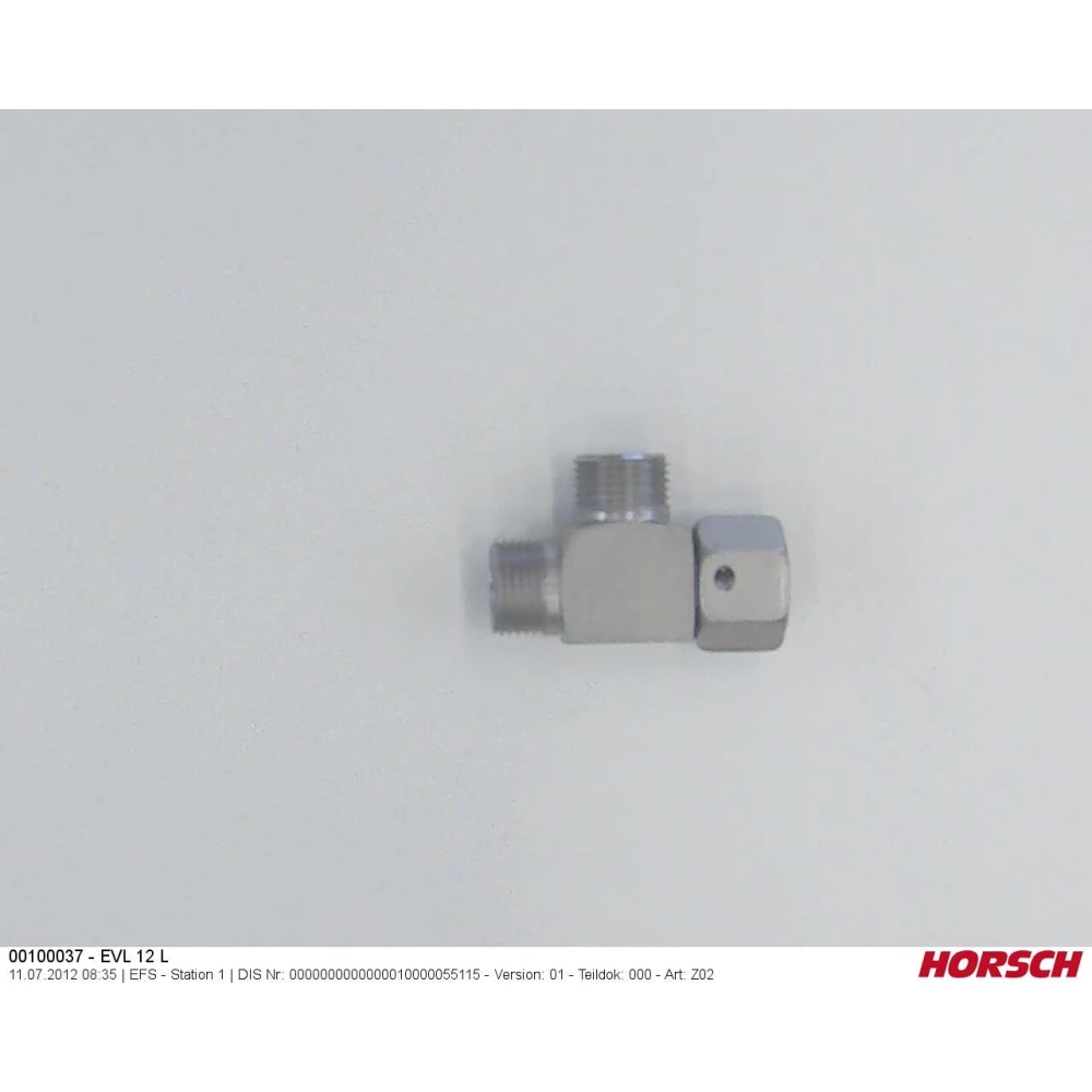 00100037 З"єднання різьбове EVL 12 L 