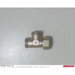 00100039 З'єднання різьбове EVL 28 L  оц. 