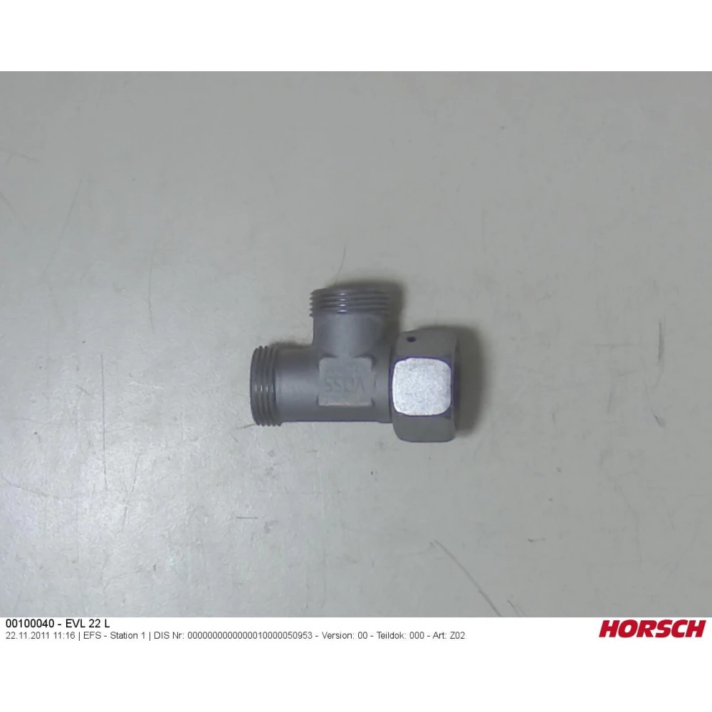 00100040 З'єднання різьбове EVL 22 L 