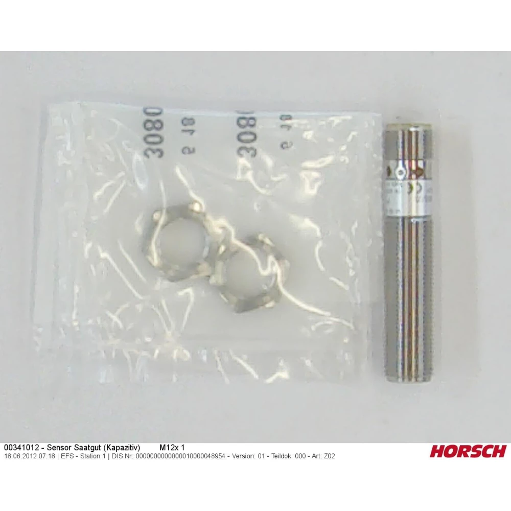 00341012 Вимикач посівного матеріалу (ємкісний,12В) NPN NO M12 M12 